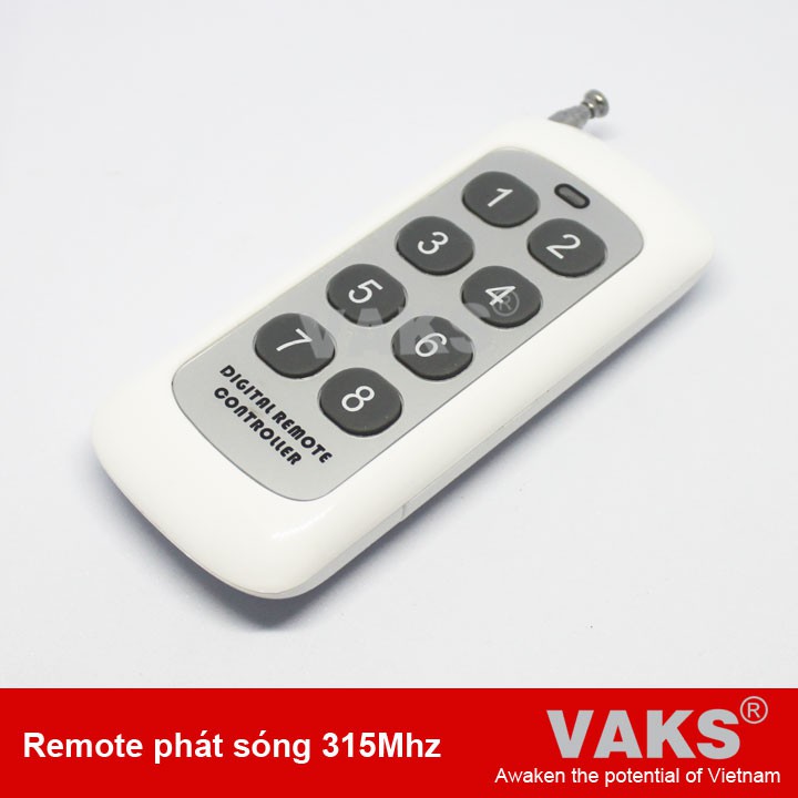 01 cái Remote điều khiển từ xa phát sóng xuyên tường 315Mhz RM03