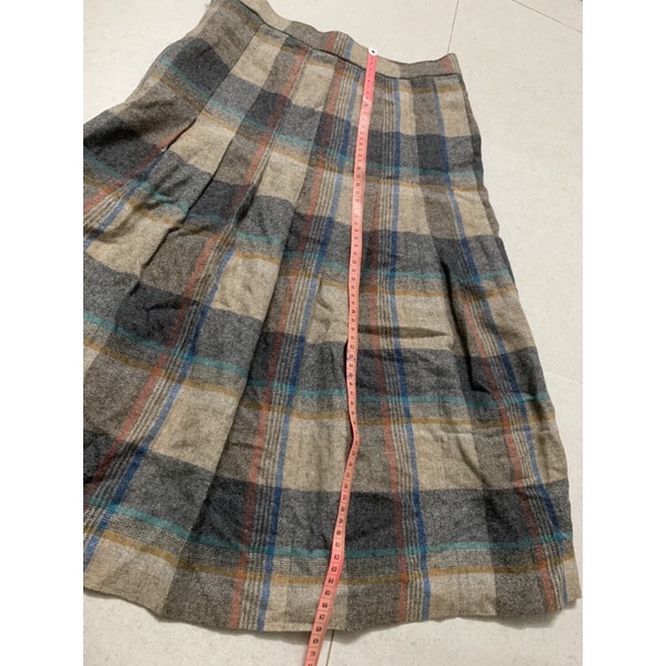 CHÂN VÁY DẠ XẾP LY