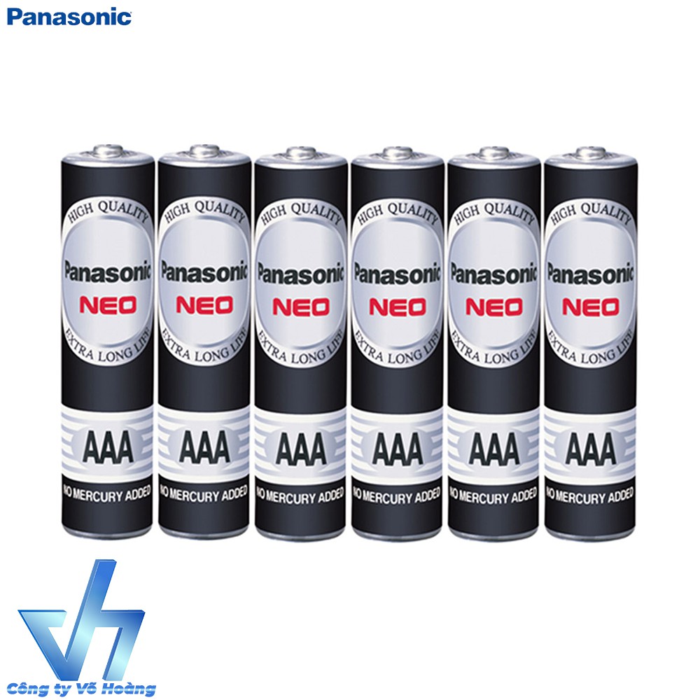 Bộ 6 pin AAA Panasonic R03NT (Đen)