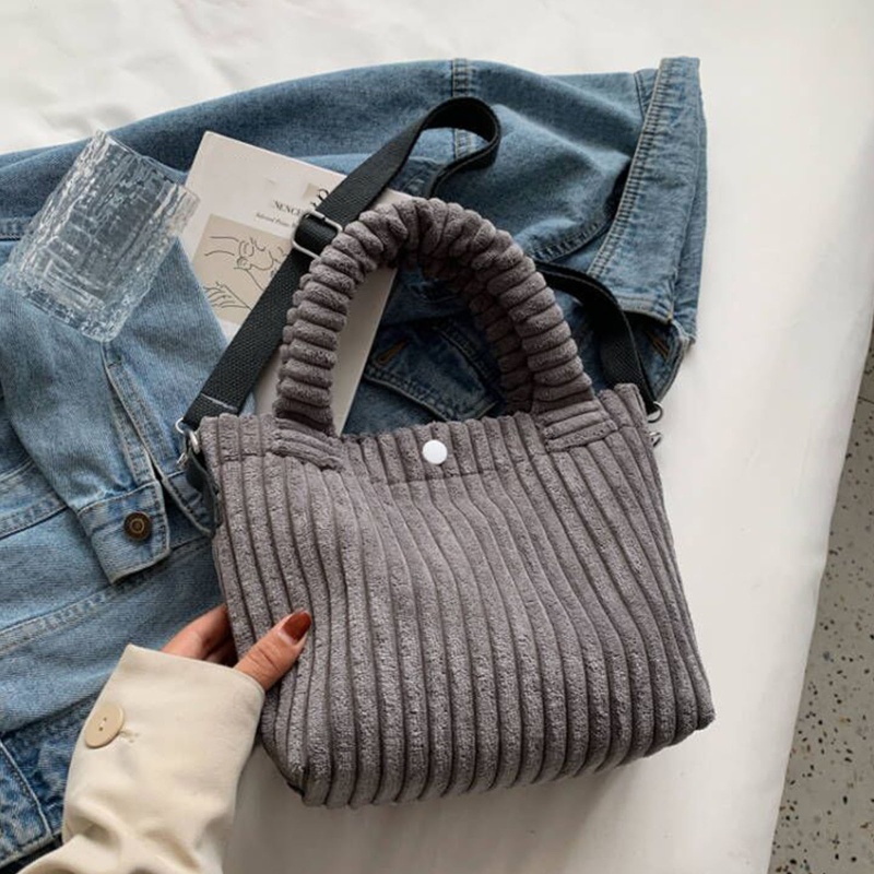 Túi Đeo Chéo Vai Bằng Vải Nhung Màu Trơn Phong Cách Cổ Điển Dành Cho Nữ