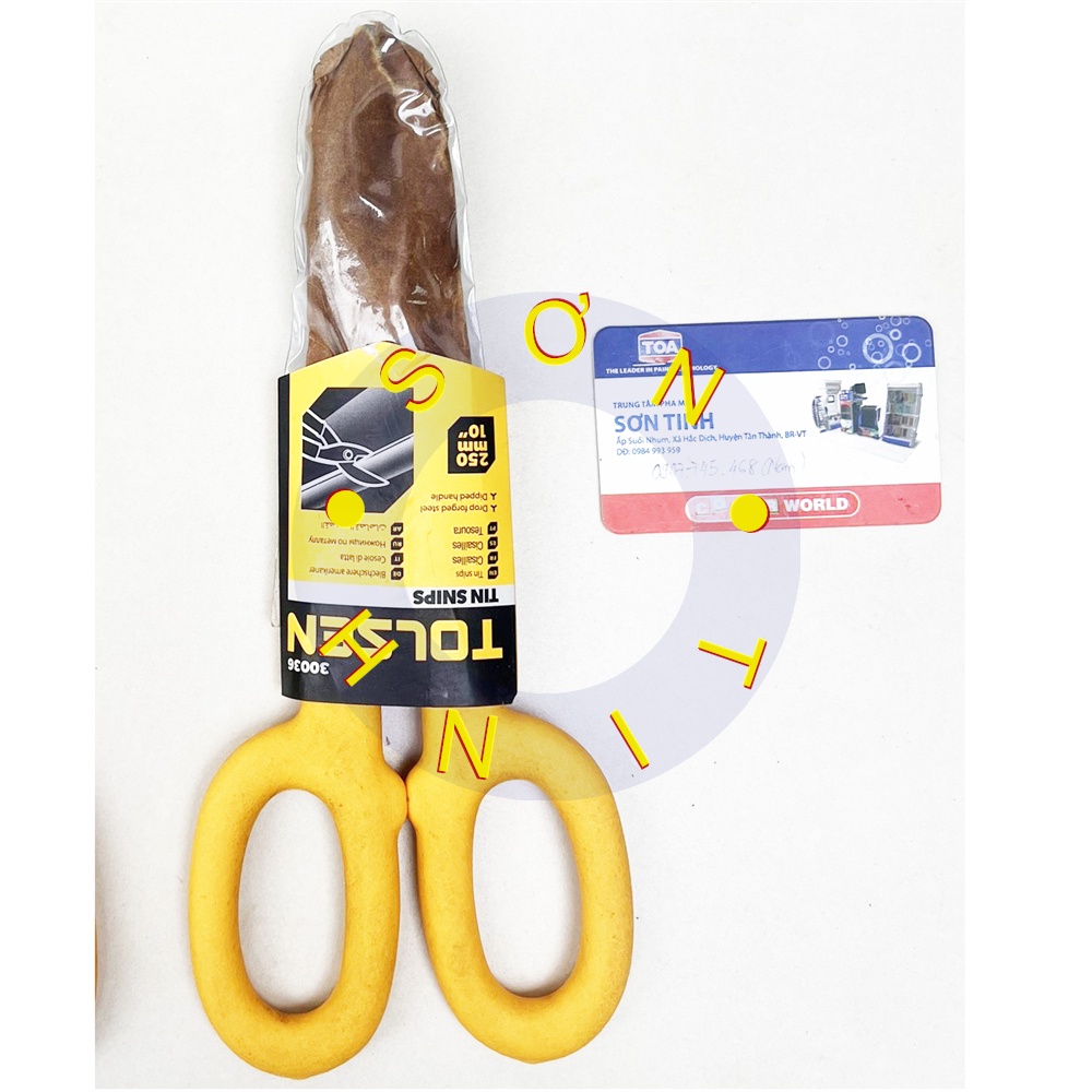 Kéo cắt tôn tolsen 30036 250mm 10&quot; tin snips