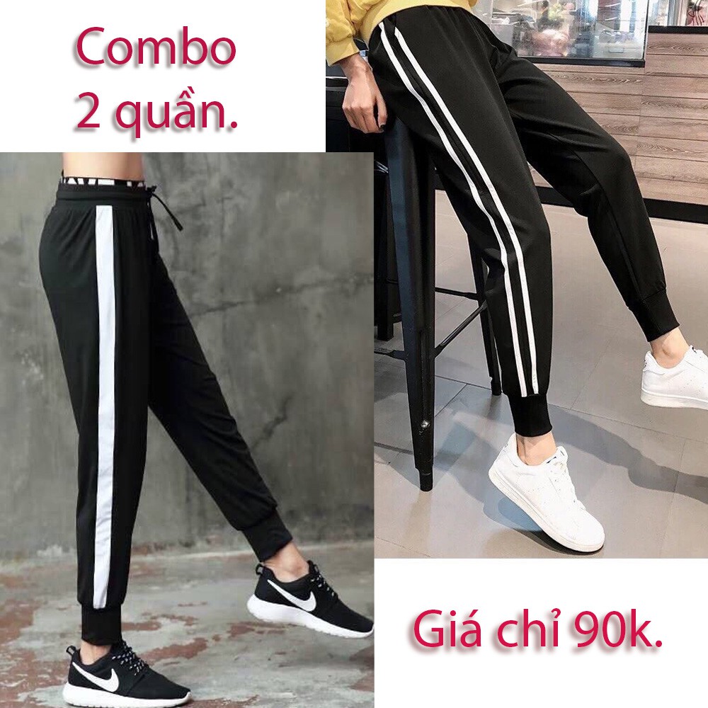 [FREESHIP_99K] (Tiết kiệm 20k) Combo 2 quần baggy thể dục nữ - C06