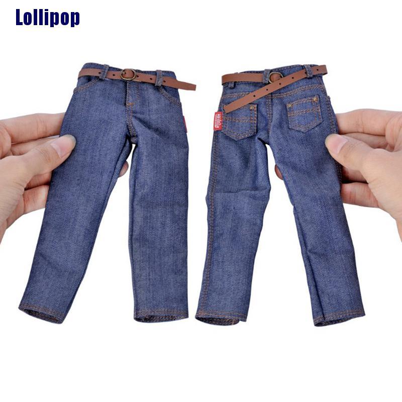 1 Quần Jeans Nam Cổ Điển Với Thắt Lưng 12 Inch Tỉ Lệ 1 / 6