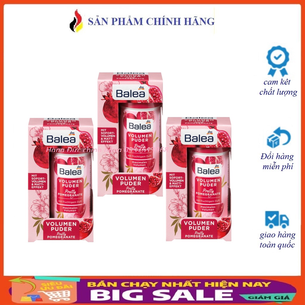 Bột làm phồng chân tóc Balea hàng Đức đủ bill