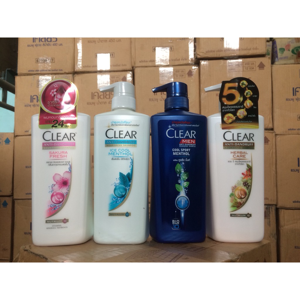 Dầu Gội Clear Các Loại