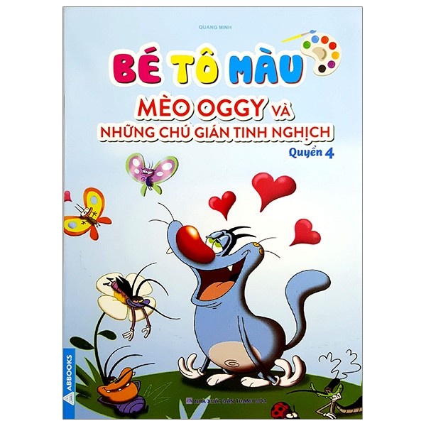 Sách - Combo Bé Tô Màu Mèo Oggy Và Những Chú Gián Tinh Nghịch (Bộ 4 Cuốn)