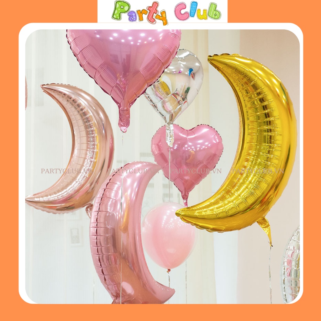 Bóng trăng khuyết size 70 cm trang trí sinh nhật