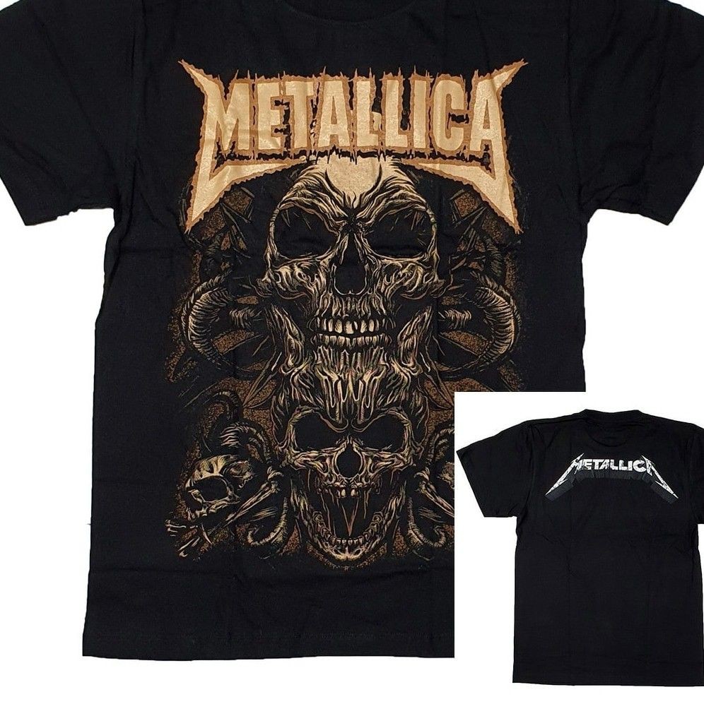Áo Rock band tee: áo phông 100% cottong - hàng Thái Lan - Metallica TDM 1754