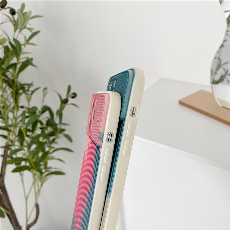 IPhone 12/12 PRO/12 PRO MAX Case Apple 11 Creative Watercolor TPU Push Pull Lens Xsmax Case IPhoneX / XS / XR / XS Max / 8/8 Plus / 7/7 Plus / 6 / 6Plus / 6s / 6s Plus Vỏ, Bao & Ốp Lưng