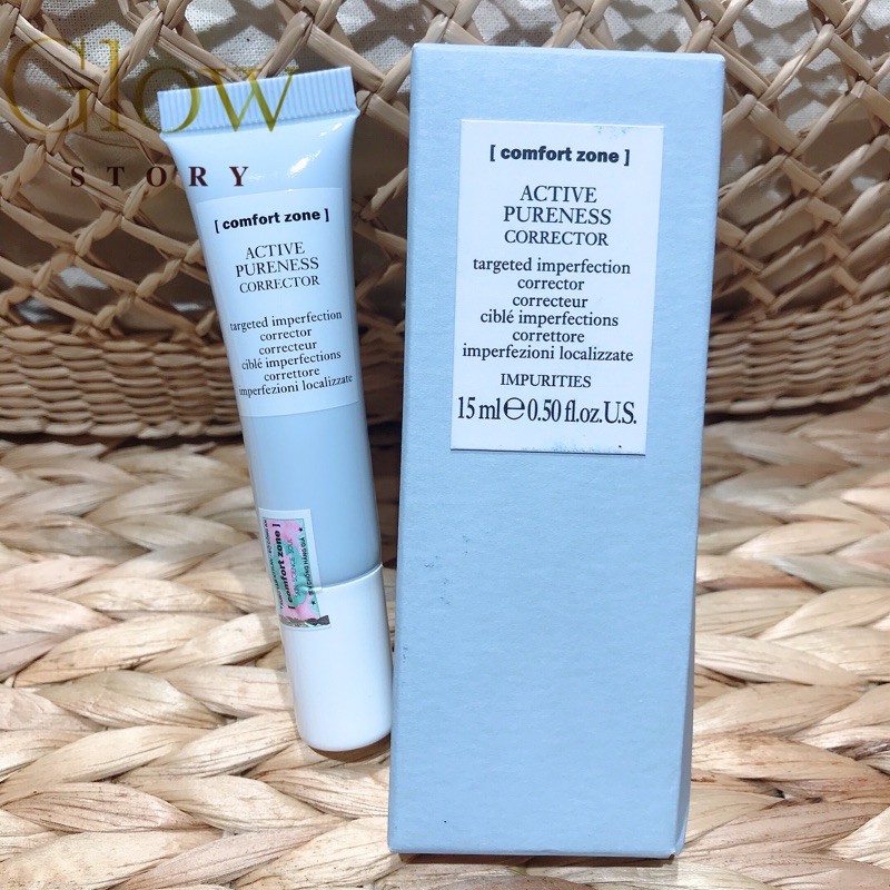 COMFORT ZONE ACTIVE PURENESS CORRECTOR Gel chấm mụn và giảm thâm mụn.