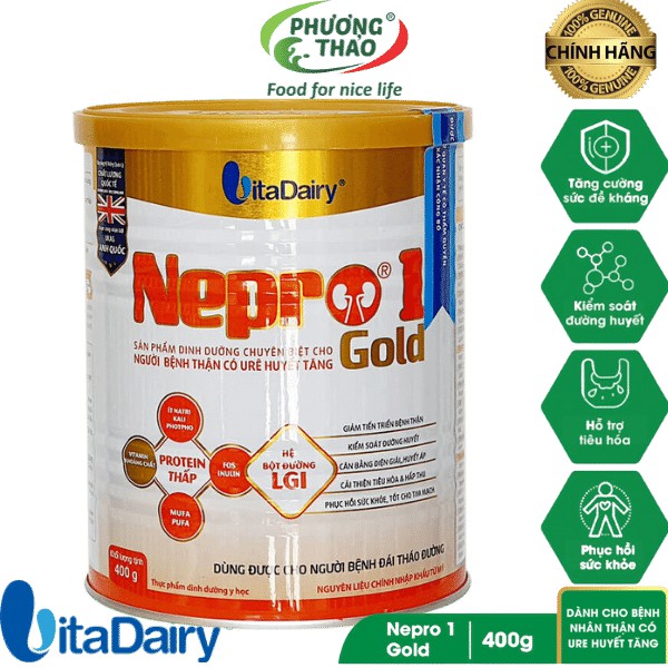 Combo 6 lon Sữa Nepro gold 1 400g/Date mới nhất thị trường T09.23