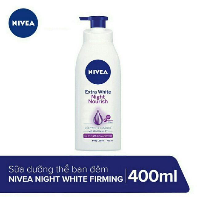 Sữa dưỡng thể Nivea ban đêm 400ml