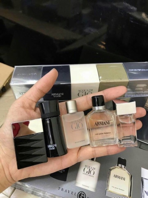 💥 Gift set nước hoa nam Giorgio Armani - Có tách set