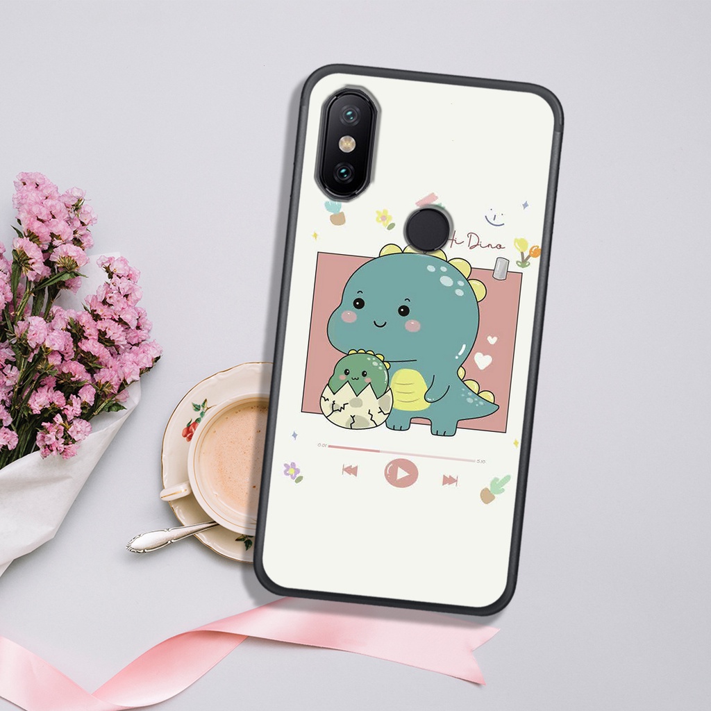 [HOT]ỐP XIAOMI MI 6X - MI A2 - MI S2 - REDMI 6 PRO - MI A2 LITE  , IN HÌNH KHỦNG LONG CHIBI SIÊU DỄ THƯƠNG.