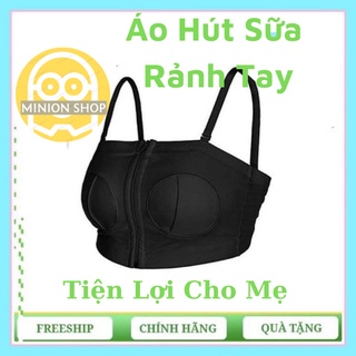 Áo hút sữa rảnh tay có dây 100% cotton /SIROANNGONMINIONHAPPY