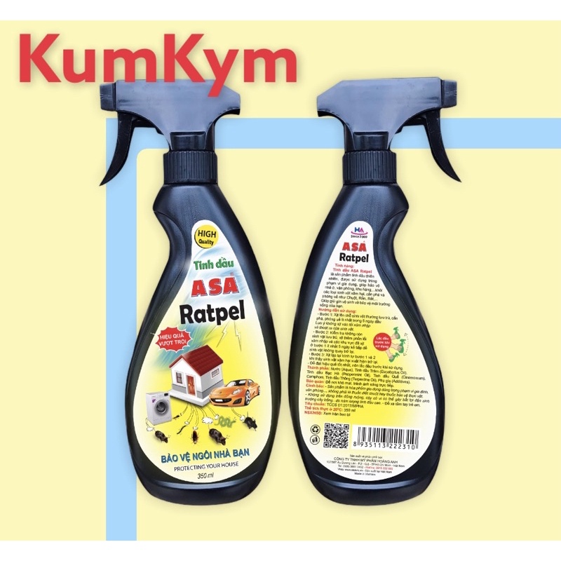 Tinh dầu ASA Ratpel 350ml Xua đuổi chuột