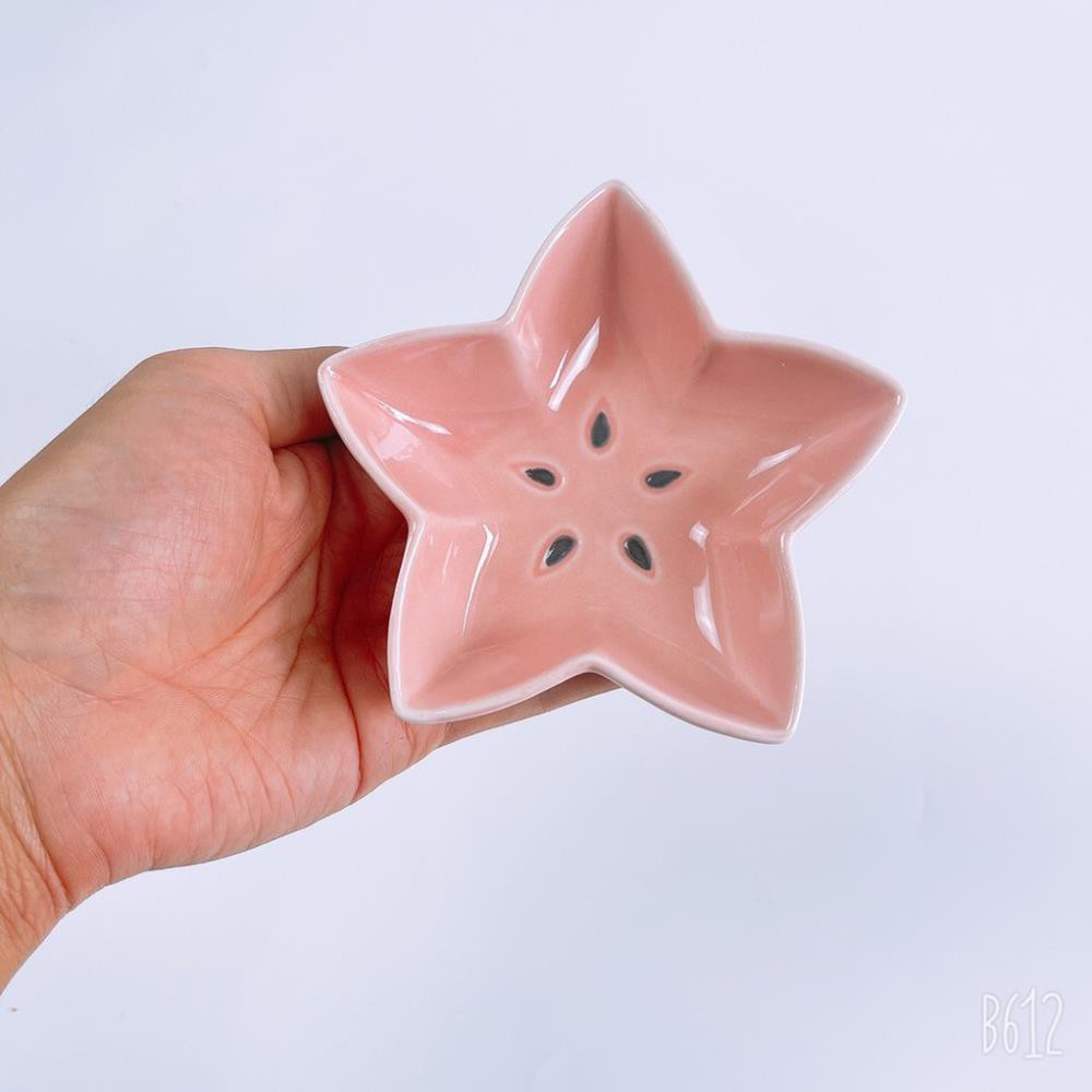 Bát Ăn Dặm Gốm Sứ Đẹp Cute Cho Bé Hình Quả Khế, Chén Ăn Cơm Bé Trai Bé Gái