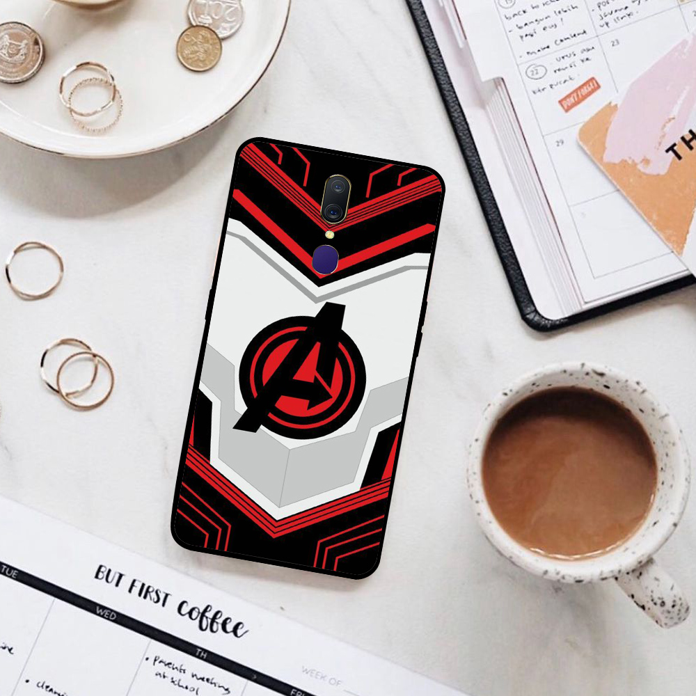 Ốp Lưng Silicone Chống Sốc Hình Siêu Anh Hùng Avenger Cho Realme 5 5i 5s 6 6i 6 Pro C2 C3 C11 C12 C15 Xt X2