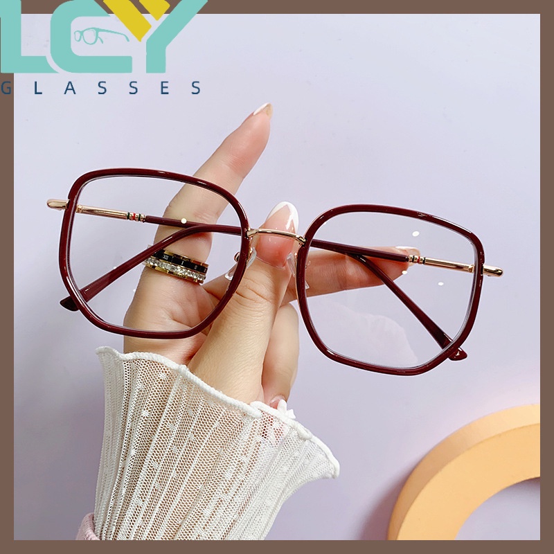 Mắt Kính TR90 Chống Ánh Sáng Xanh Siêu Nhẹ Thời Trang Cho Nữ Cận 6053