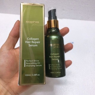 Tinh dầu phục hồi tóc Collagen hair repair serum Sophia