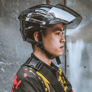 Mũ bảo hiểm nửa đầu VR1 kèm kính chắn