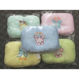 Gối lõm chống bẹp đầu cho bé, gối lõm in hình, 100% cotton