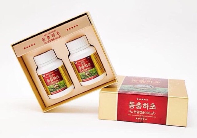 [SỈ TẬN GỐC] Đông Trùng Hạ Thảo BIO APGOLD, Hộp 2 lọ