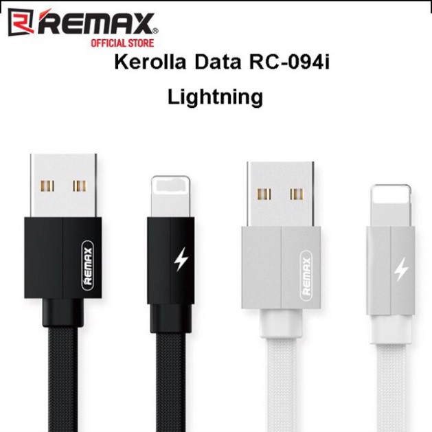 CÁP SẠC IPHONE REMAX Kerolla Data RC-094i với chất liệu dây dù bền ♥️♥️