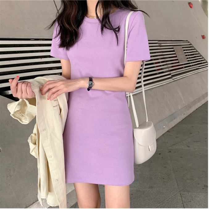 [GIÁ ƯU ĐÃI] Váy nữ trơn nhiều màu, đơn giản dễ phối đồ | BigBuy360 - bigbuy360.vn