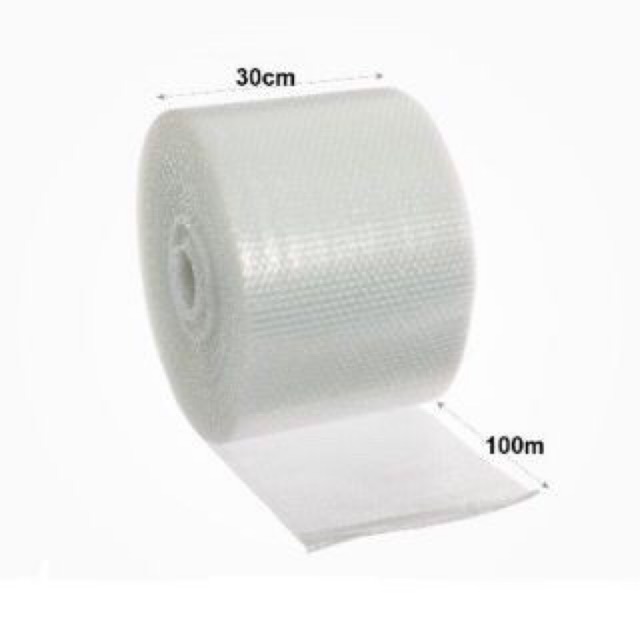 xốp nổ 30cm x 100m cuộn bọc xốp nổ giá rẻ(Làm từ nhựa nguyên sinh)