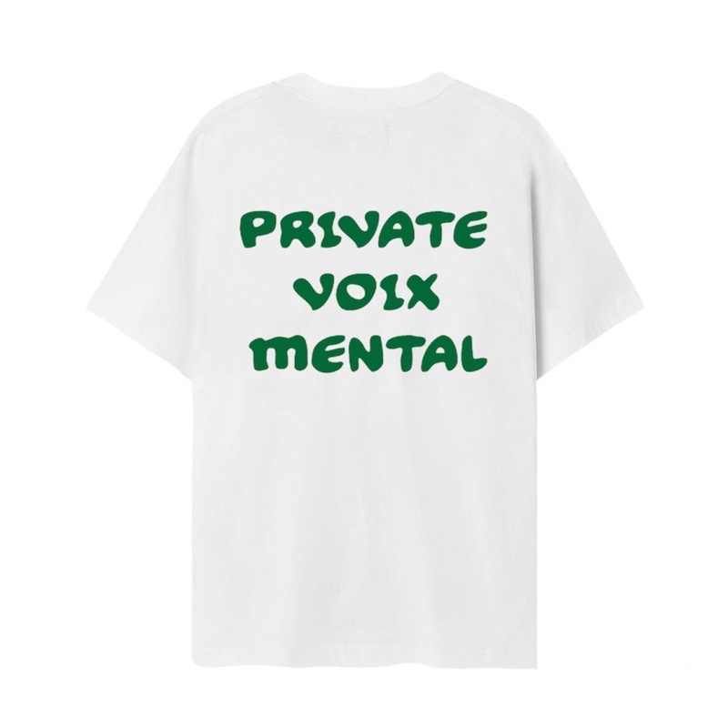 Áo thun trắng Private Voix Mental [CÓ HỘP]