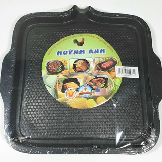 Chảo  nướng vuông  Huỳnh  Anh chống  dính