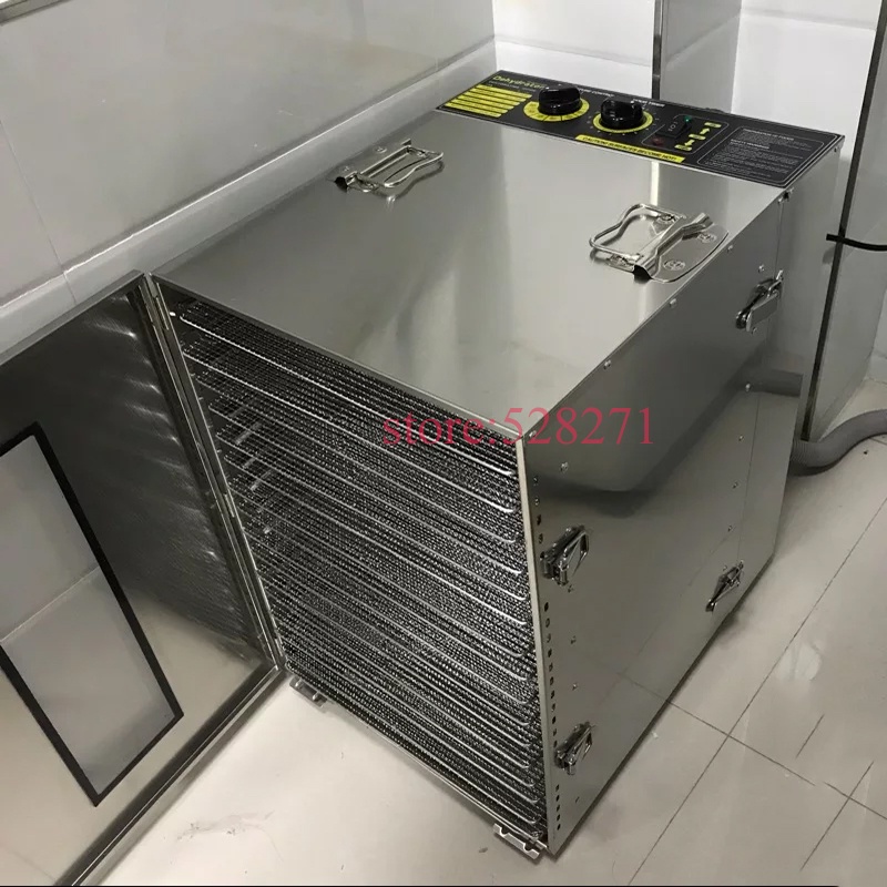 Máy sấy thực phẩm hiệu Septree 16 khay vuông bảng điều khiển tự động