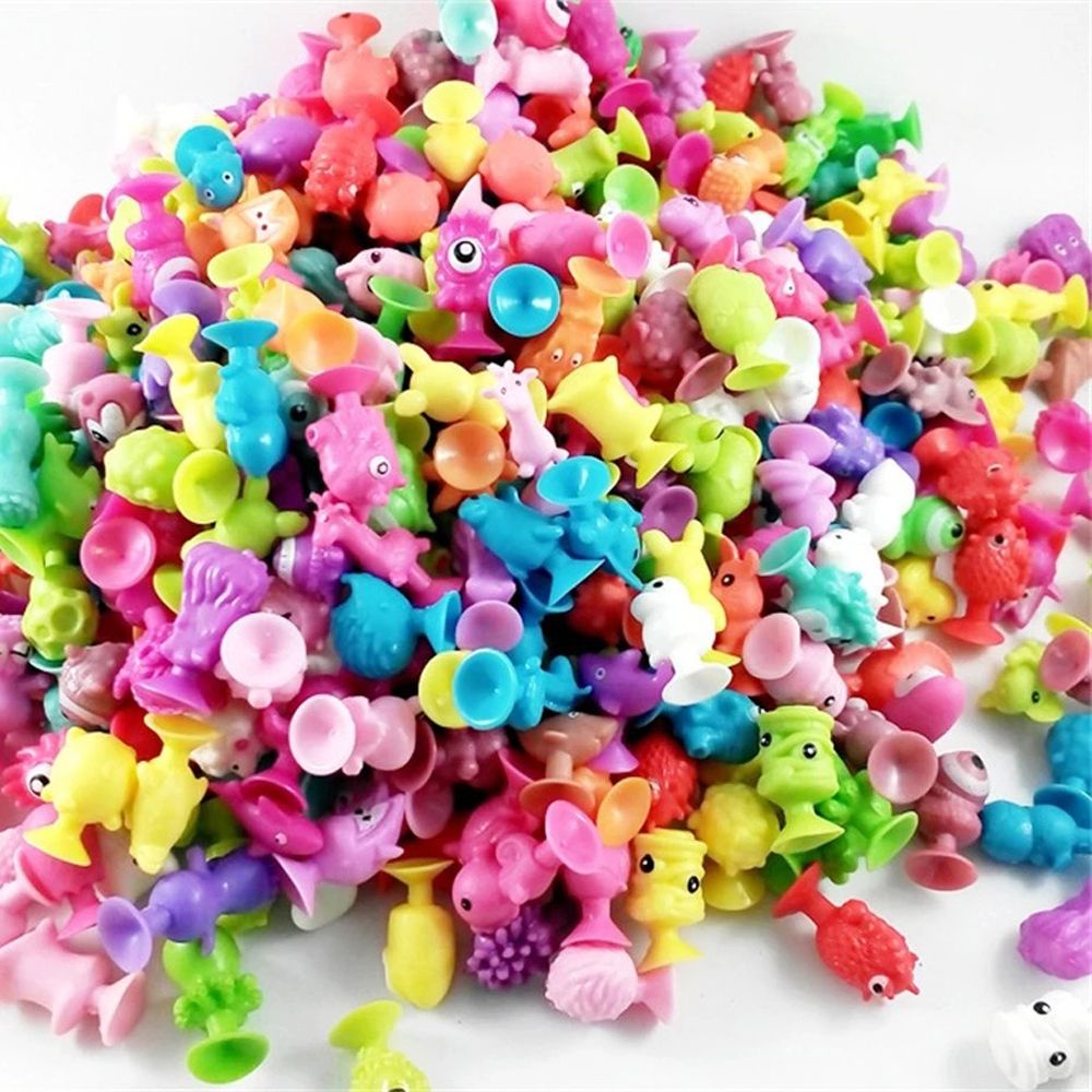 Set 20 Mô Hình Đồ Chơi Nhân Vật Hoạt Hình Có Giác Hút Vui Nhộn Cho Bé