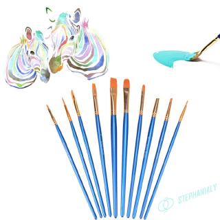 Bộ 10 Cọ Vẽ Màu Nước Cao Cấp