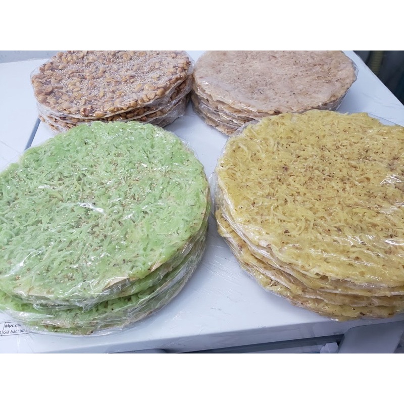 Bánh tráng dừa sầu riêng