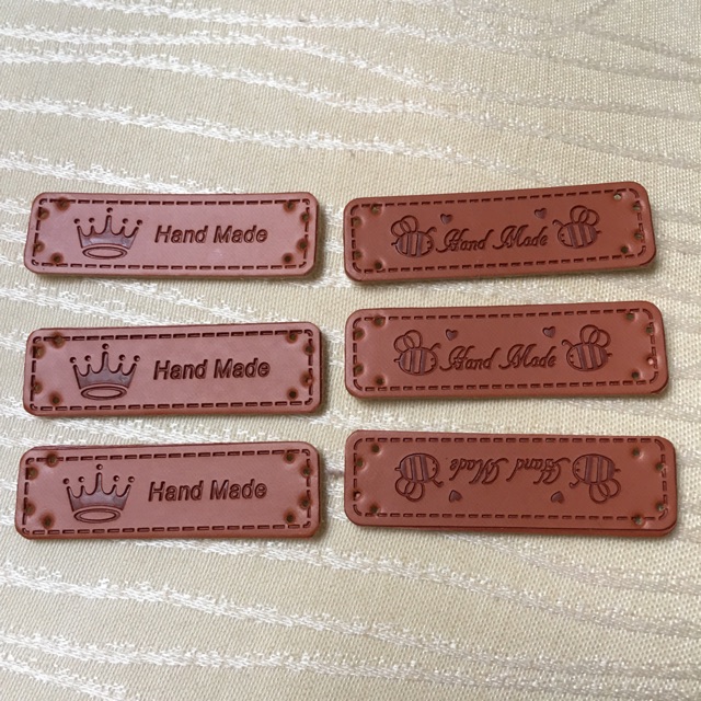Pk: các mẫu tag da handmade, tag vải handmade