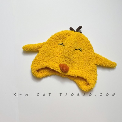 Mũ len hình động vật dễ thương ấm áp cho bé gái