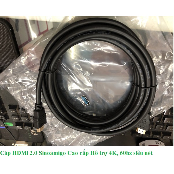 Cáp hdmi 2.0 sinoamigo 7m  2K,4K cao cấp sản xuất việt nam