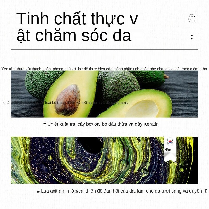 [Hàng mới về] Khăn Tẩy Trang Bioaoua Chiết Xuất Bơ Dưỡng Ẩm Kiềm Dầu Làm Sạch Da | BigBuy360 - bigbuy360.vn