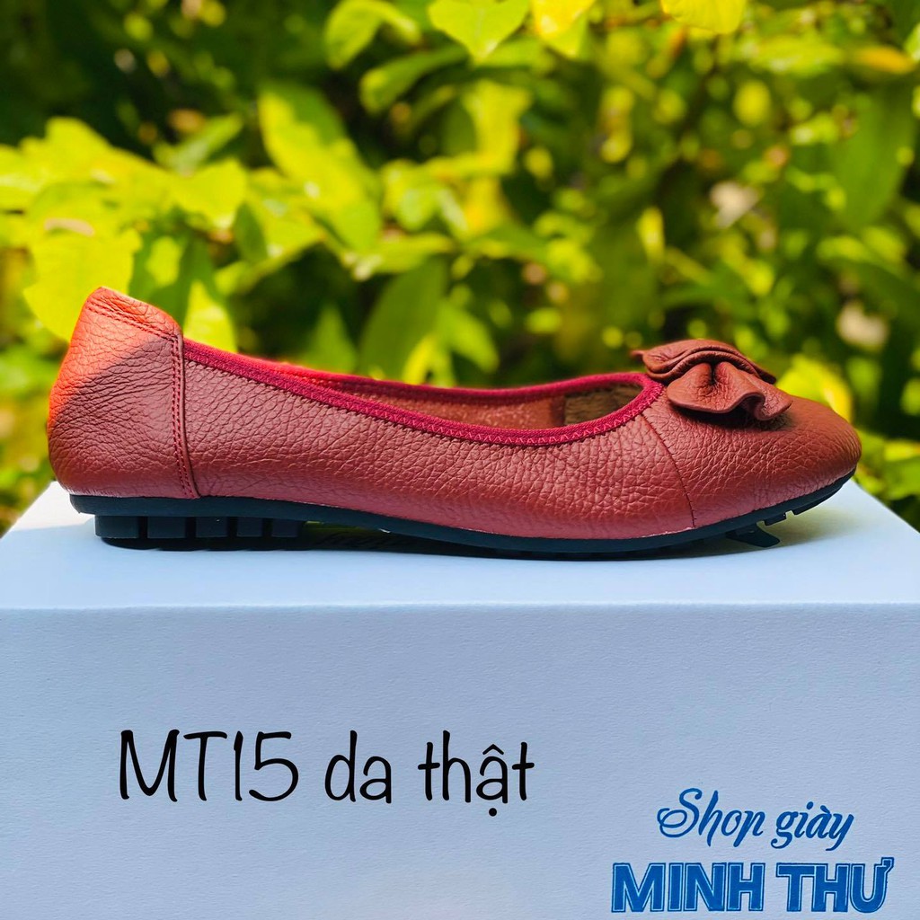 [shop giay minh thu] Buppe da thật đế cao su MT15