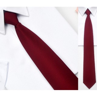 1 cái 8cm dây kéo cà vạt polyester màu rắn