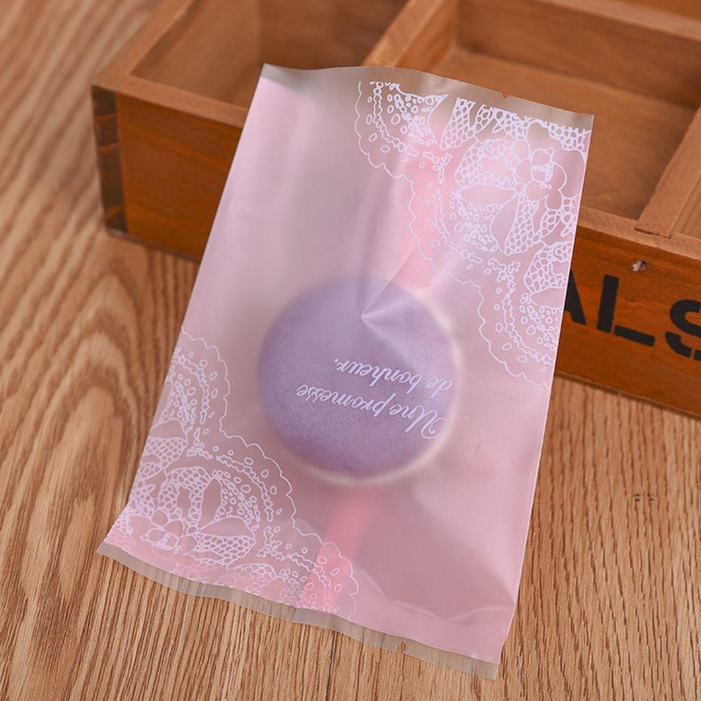 Set 100 Túi Đựng Bánh Trung Thu / Kẹo / Bánh Trung Thu Họa Tiết Ren Hoa