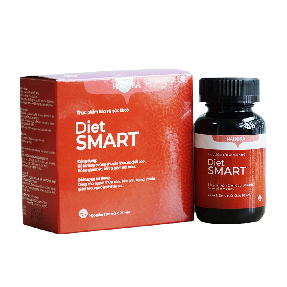 WooHop Bộ Đôi Sản Phẩm Giảm Cân DIET SMART hỗ trợ giảm 4-6kg trong vòng 14 ngày HAUORA