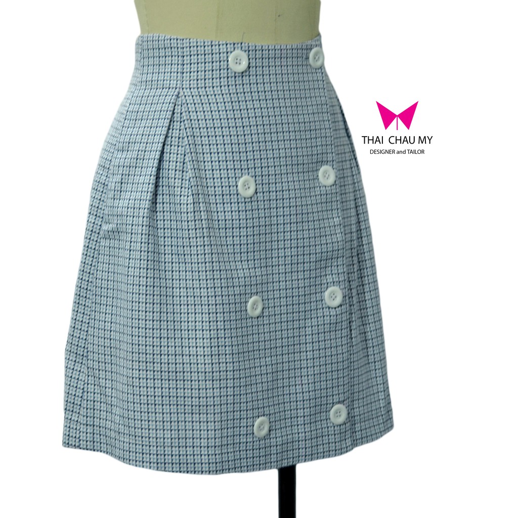 Váy 2 hàng nút có túi MYTHS00120 váy đầm màu đen đồng phục văn phòng ThaiChauMy thiết kế thời trang công sở đầm dự tiệc | BigBuy360 - bigbuy360.vn