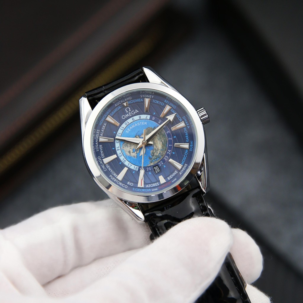 Đồng hồ nam dây da OM OMDD6886 mặt kính cường lực chống xước,chống nước -Thiết kế sang trọng