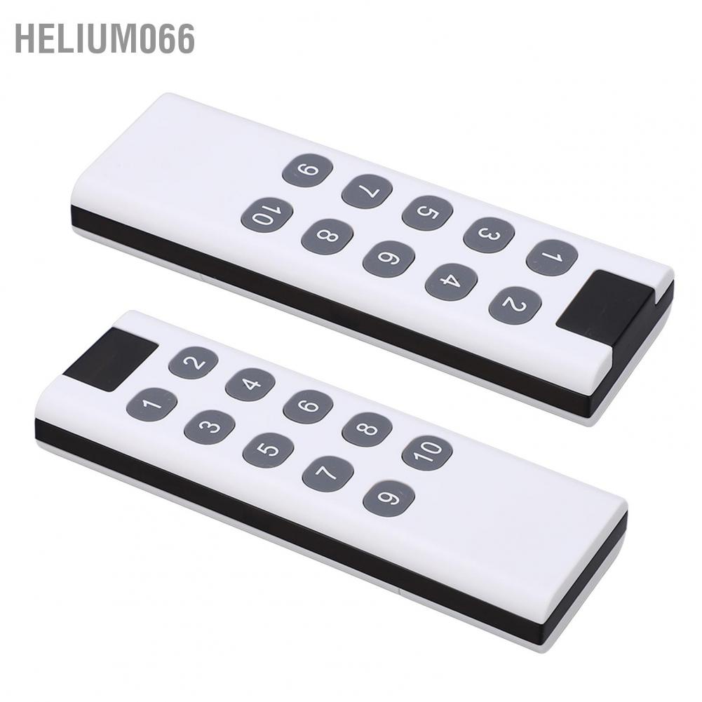 433MHz Điều khiển từ xa không dây 10 phím Khoảng cách dài 100 mét Có độ nhạy cao Bền chặt Ứng dụng rộng rãi Helium066