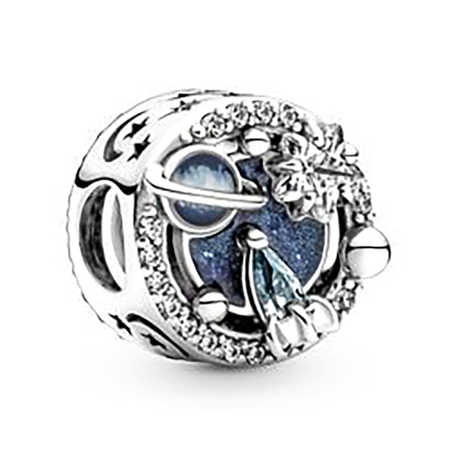 DINGLLY Thời trang Trái tim Hình ngôi sao Hạt bạc Động vật Mặt trăng Giấc mơ Catcher Charm Bộ đồ tự làm Hạt nữ Đồ trang sức handmade Phụ kiện