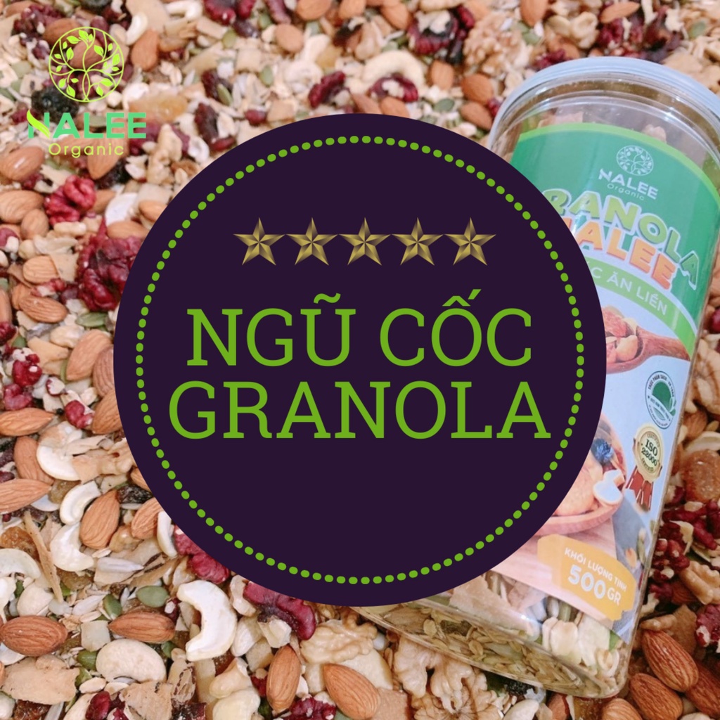 [SIÊU RẺ] NGŨ CỐC GRANOLA ĂN KIÊNG SIÊU HẠT DINH DƯỠNG - EAT CLEAN
