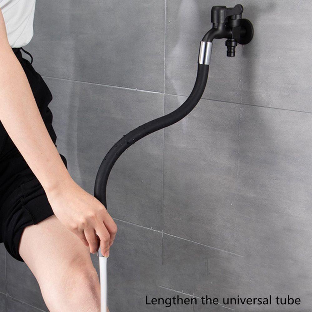 LIAOY Faucet Extender Pipe Durable Portable Wash Basin 360° Rotating Flexible Hose